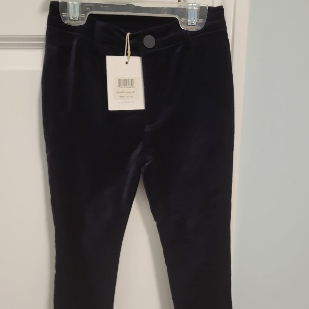 ANALOGIE LIL LEGS VELVET PANTS